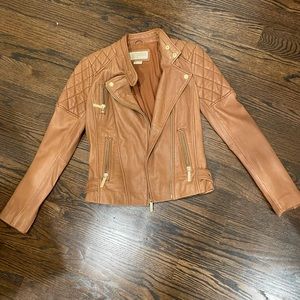Michael Kors quilted leather jacket